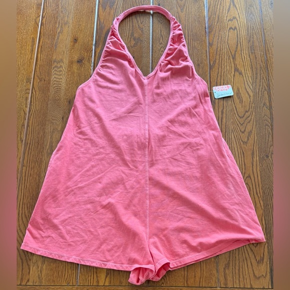🆕 Free People Movement Hibiscus Hot Shot Halter Romper - Picture 6 of 12